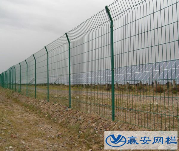 綠色鐵絲圍欄網